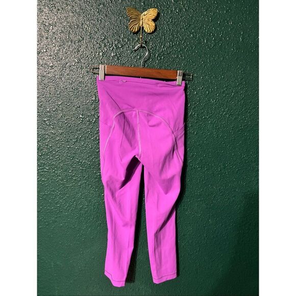 Lululemon Swift Speed High-Rise Crop 21" Moonlit Magenta Sz 2 - Picture 2 of 4